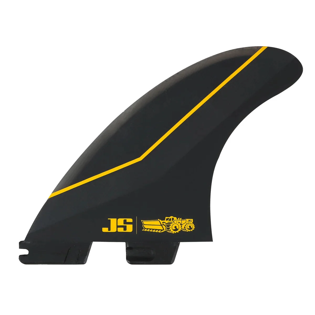 FCS II JS PC Carbon Black Tri Retail Fins - Image 2