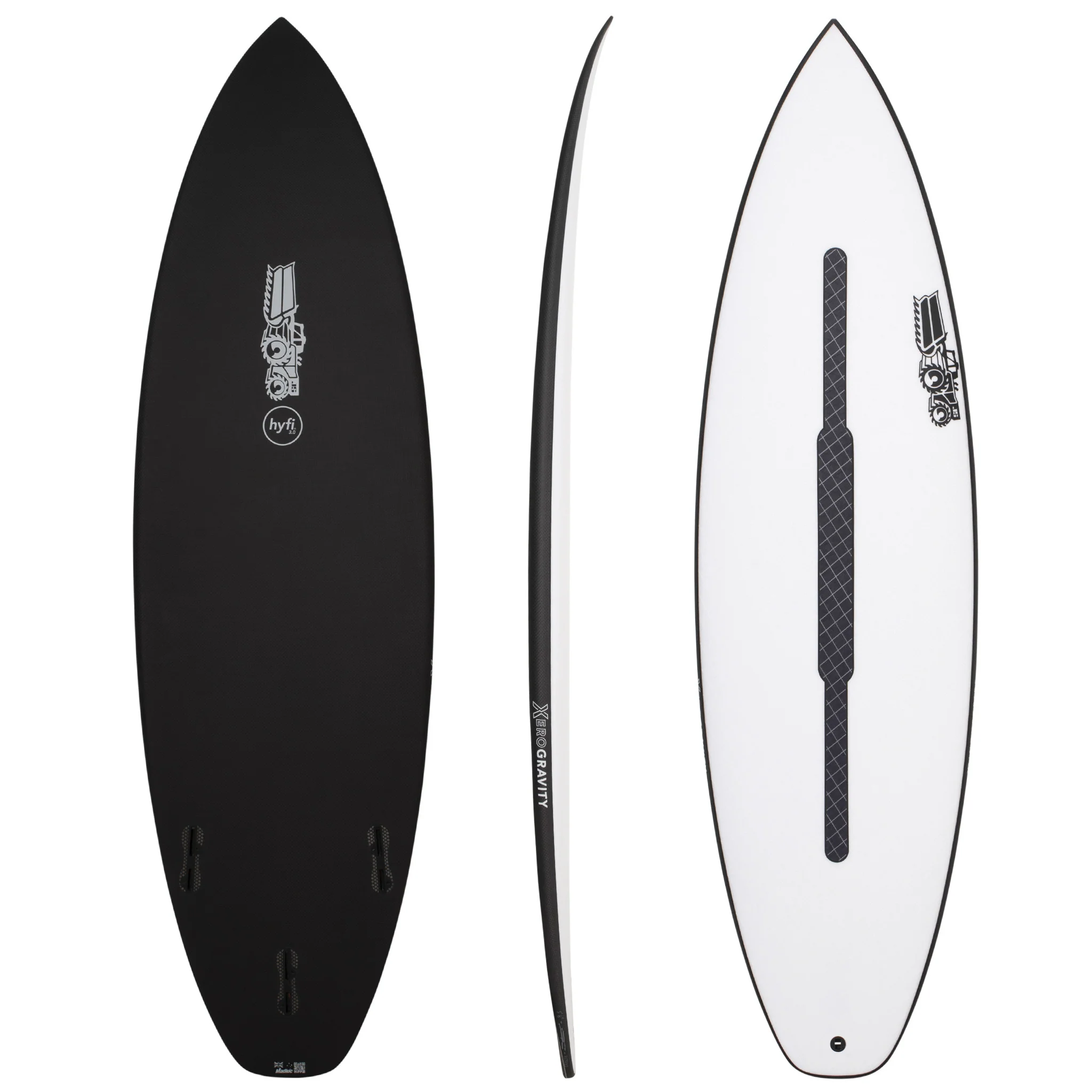 Xero Gravity Easy Rider 6'0" x 20" X  2 11/16" - 34.60L, Squash, 3x  FCS 2 Fin Boxes, HYFI 3.0 - ID:1038254