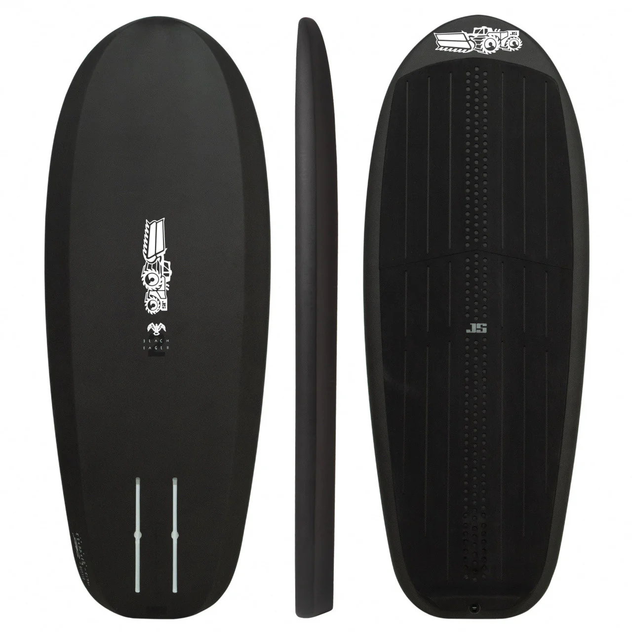 Black Eagle 2 4'0" x 18 1/2" X  2 3/4" - 30.00L, Squash, 2x  Futures Fin Boxes, Foil Board - ID:886634 - Image 2