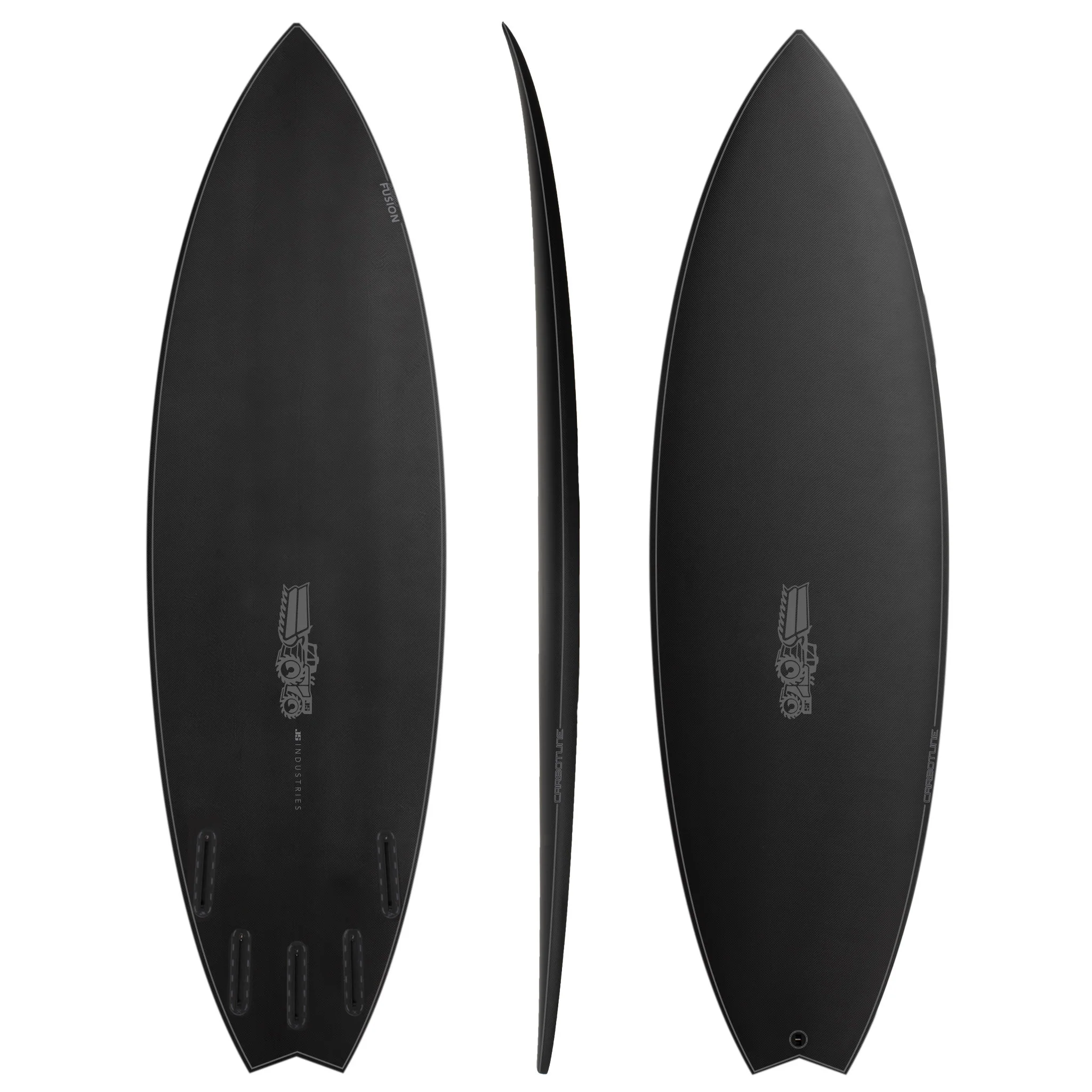 Xero Fusion 6'0" x 20 1/4" X 2 9/16" - 33.80L, Squash, 5x FCS 2 Fin Boxes, Carbotune - ID:945931